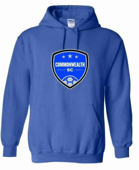 Youth Commonwealth SC Front Chest Design Hooded Sweatshirt (CSC)