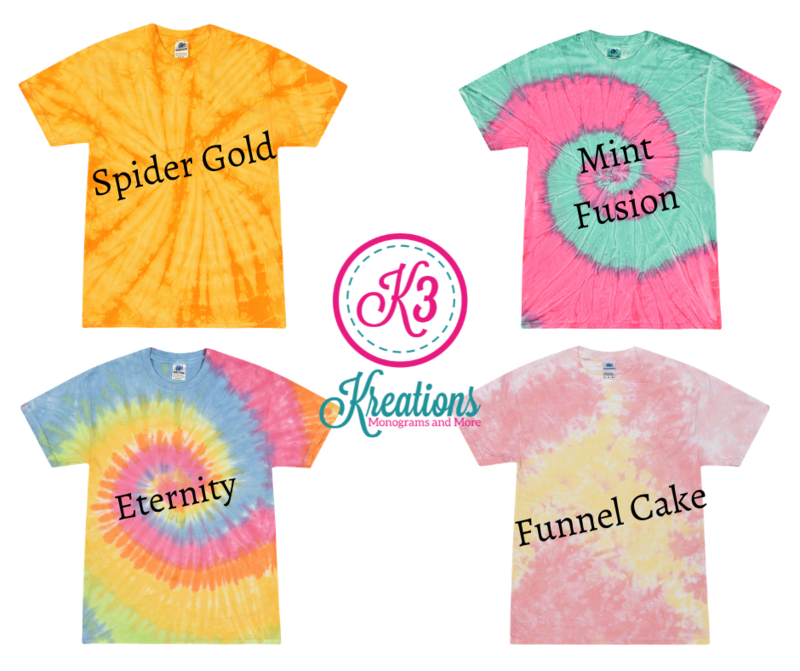Adult Tie-Dye Slay the Day Short Sleeve Tee