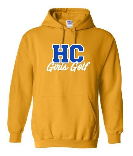 HC Girls Golf Hooded Sweatshirt
