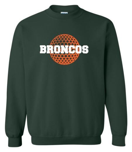 Broncos Golf Crewneck Sweatshirt