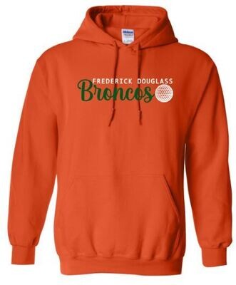 Frederick Douglass Broncos Golf Hooded Sweatshirt (FDG)