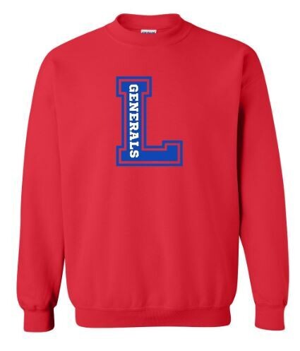 Adult L Generals Crewneck Sweatshirt