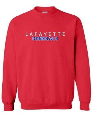 Adult Lafayette Generals Crewneck Sweatshirt