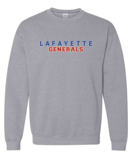Adult Lafayette Generals Crewneck Sweatshirt