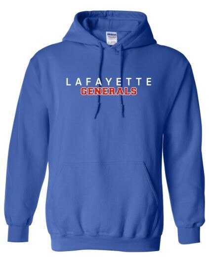 Adult Lafayette Generals Hooded Sweatshirt