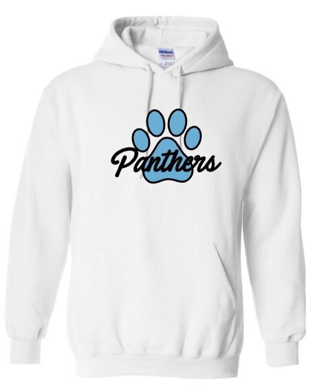 Adult Pawprint Panthers Hooded Sweatshirt 
