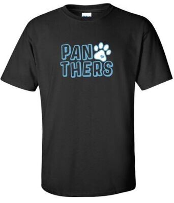 Panthers Stacked Design Short OR Long Sleeve Tee