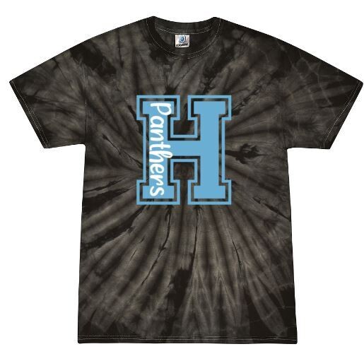 Unisex Youth OR Adult H Panthers Tie-Dye Short Sleeve Tee