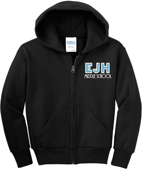 Adult EJH Middle School Core Fleece Full Zip Hooded Sweatshirt