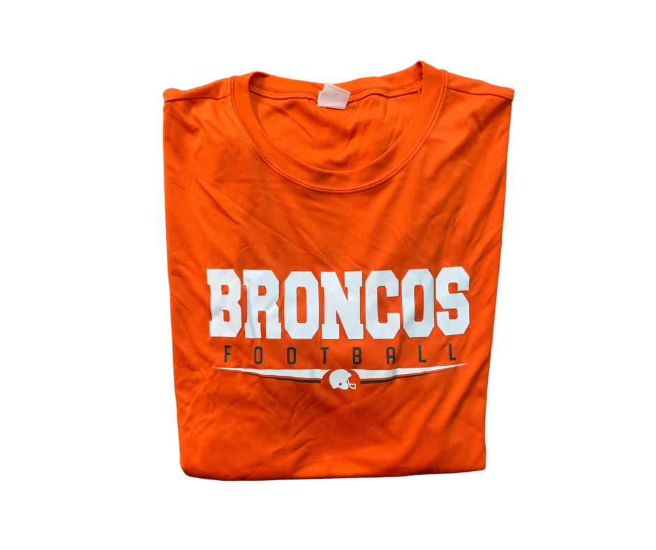 Unisex Sport-Tek® PosiCharge® Broncos Football Short Sleeve Tee