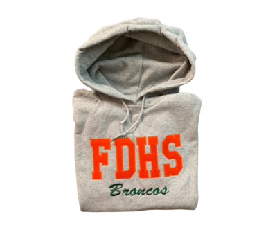 Unisex FDHS Broncos Hooded Sweatshirt (FDF)