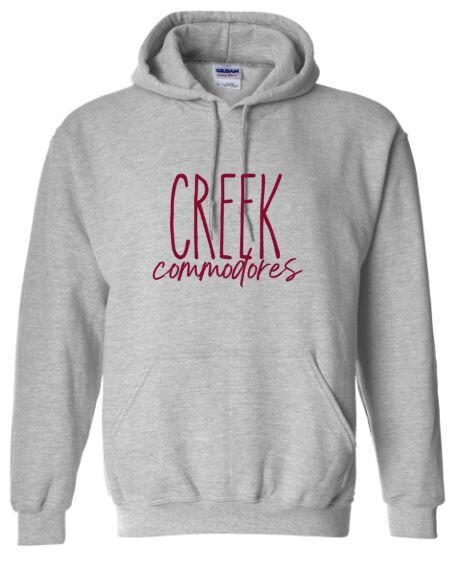 Creek Commodores Unisex Hoodie - YOUTH and ADULT (TCDT)