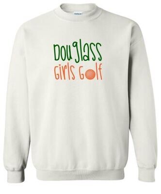Douglass Girls Golf Crewneck Sweatshirt (FDG)