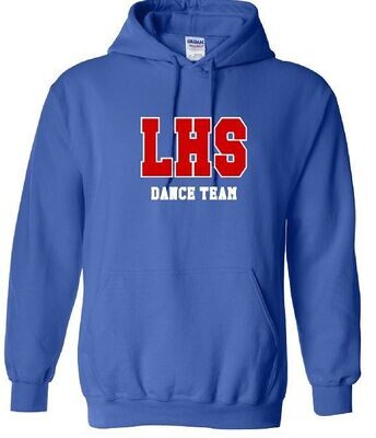 Unisex LHS Dance Team Sport Twill Applique Hooded Sweatshirt (LDT)