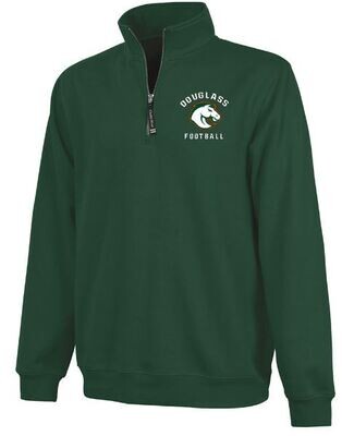 Unisex Charles River 1/4 Zip Fleece Pullover with Embroidered Left Chest Douglass Football (FDF)