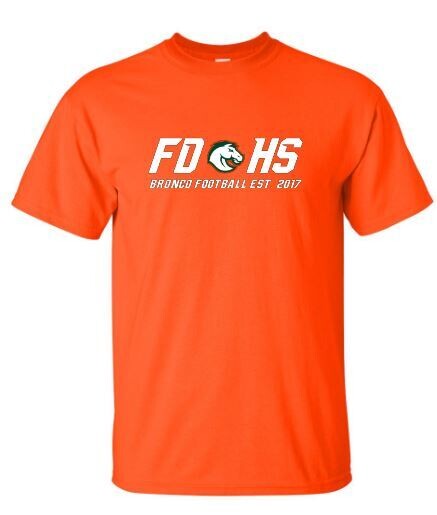 FDHS Bronco Football Short Sleeve Tee (FDF)