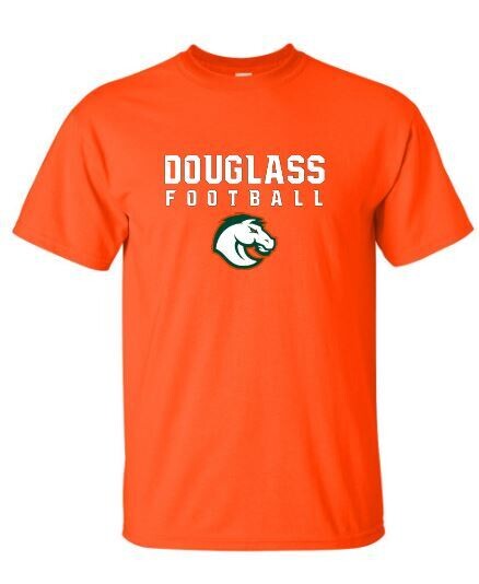 Douglass Football with Bronco Short Sleeve Tee (FDF)