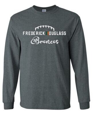Adult Frederick Douglass Broncos Long Sleeve Tee (FDF)