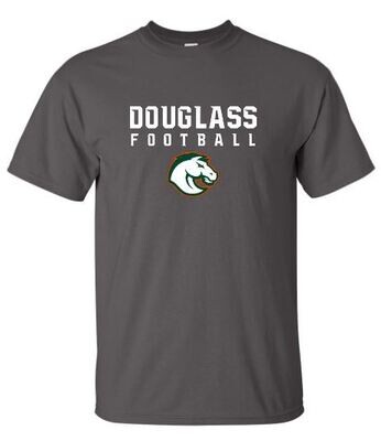 Douglass Football with Bronco Short Sleeve Tee (FDF)