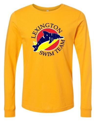 Youth or Adult Bella + Canvas Dolphins Long Sleeve Tee (LEXD)