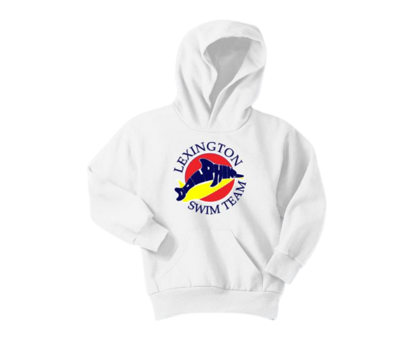Youth or Adult Port &amp; Company Essential Fleece Pullover Hooded Sweatshirt (LEXD)