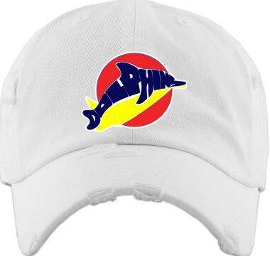 Distressed Dolphins Ball Cap (LEXD)
