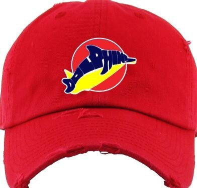 Distressed Dolphins Ball Cap (LEXD)