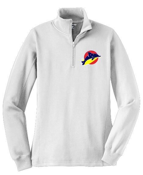 Ladies Sport-Tek 1/4 Zip Sweatshirt with Embroidered Logo (LEXD)