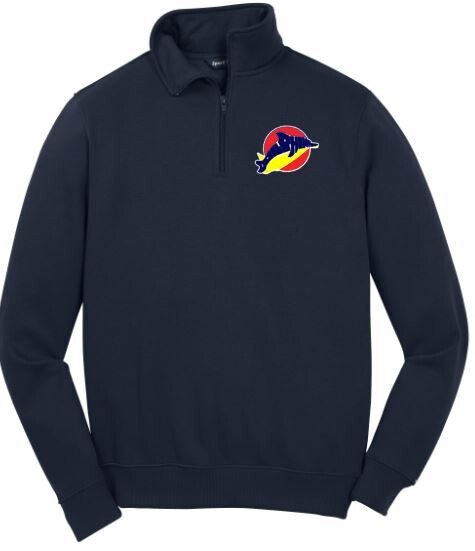 Adult Sport-Tek 1/4 Zip Sweatshirt with Embroidered Logo (LEXD)