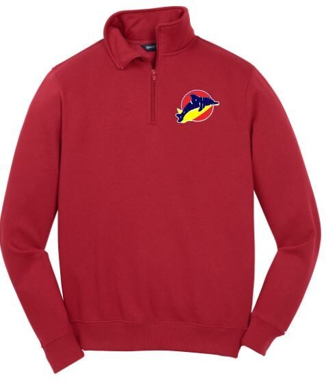 Adult Sport-Tek 1/4 Zip Sweatshirt with Embroidered Logo (LEXD)