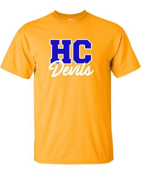 Adult HC Devils Short OR Long Sleeve Tee