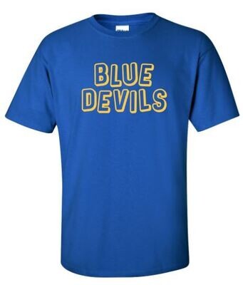 Adult Blue Devils Short OR Long Sleeve Tee