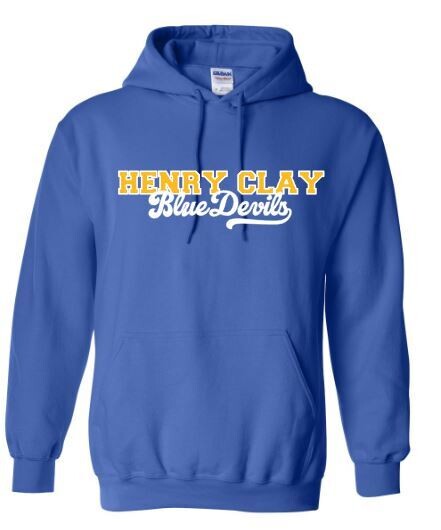 Unisex Adult Henry Clay Blue Devils Hooded Sweatshirt (HCC)