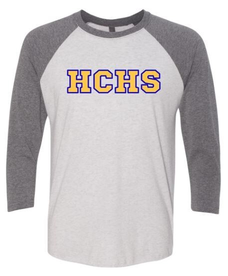 Adult HCHS Triblend Three-Quarter Sleeve Raglan