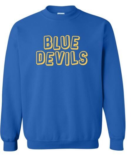 Adult Blue Devils Crewneck Sweatshirt