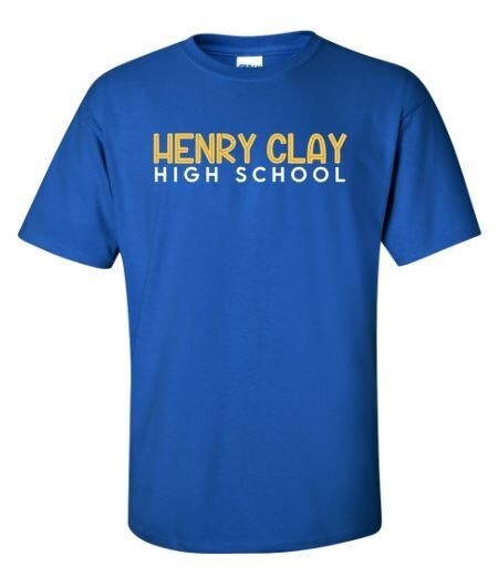 Adult Henry Clay High School Short OR Long Sleeve Tee