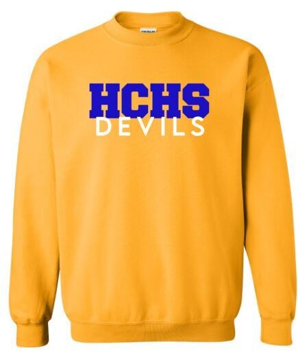 Unisex Adult HCHS Devils Crewneck Sweatshirt