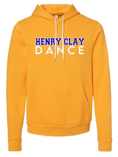 Unisex Adult Henry Clay Dance Bella + Canvas Sponge Fleece Hoodie