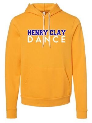 Unisex Adult Henry Clay Dance Bella + Canvas Sponge Fleece Hoodie (HCDT)