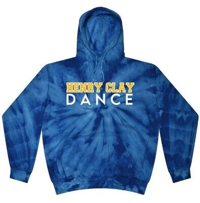Unisex Adult Henry Clay Dance Tie Dye Hooded Sweatshirt (HCDT)