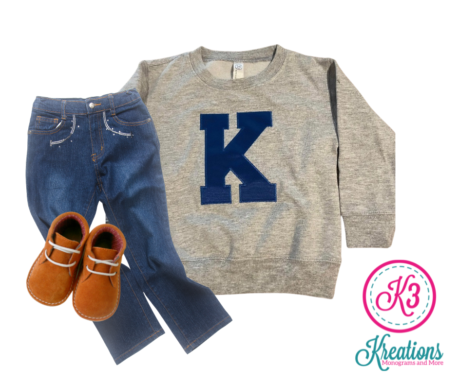 Big K Embroidered Toddler &amp; Youth Fleece Crewneck Sweatshirt