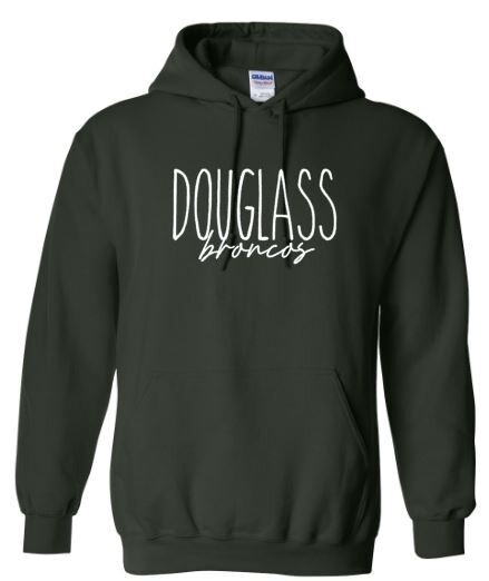 Adult Douglass Broncos Hoodie