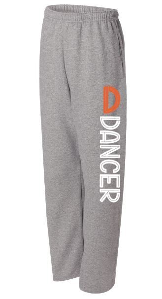 Unisex Adult D Dancer JERZEES NuBlend Open Bottom Sweatpants (FDDT)