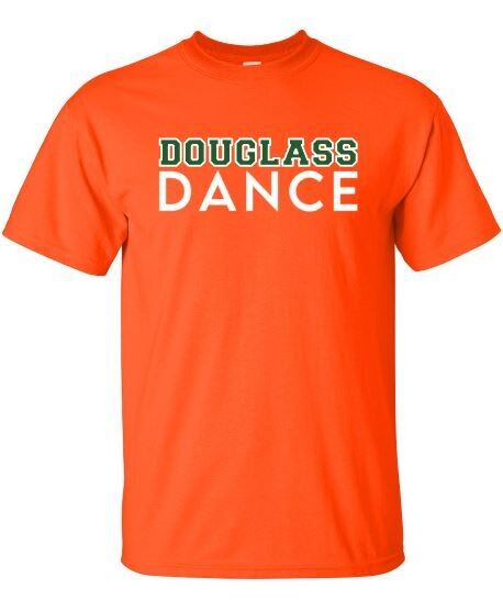 Unisex Adult Douglass Dance Short OR Long Sleeve Tee (FDDT)
