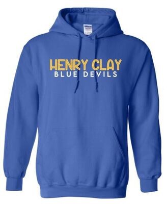 Adult Henry Clay Blue Devils Hooded Sweatshirt