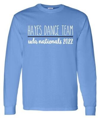 Hayes Dance Team Nationals 2022 Long Sleeve Tee