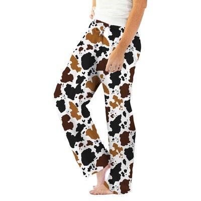 Cow Print PJ Pants