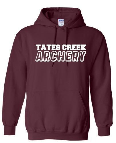 Adult Tates Creek Archery Hooded Sweatshirt (TCA)