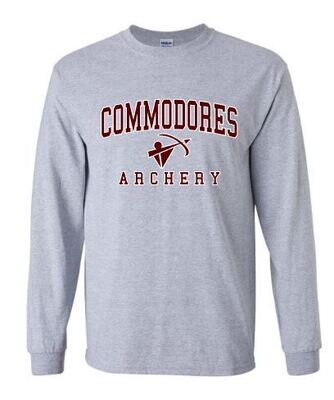 Adult Commodores Archery Long Sleeve Tee (TCA)
