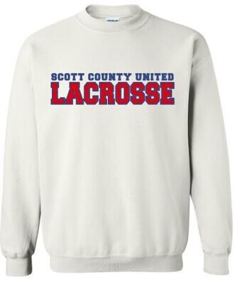 Adult Scott County United Lacrosse Crewneck Sweatshirt (SCUL)
